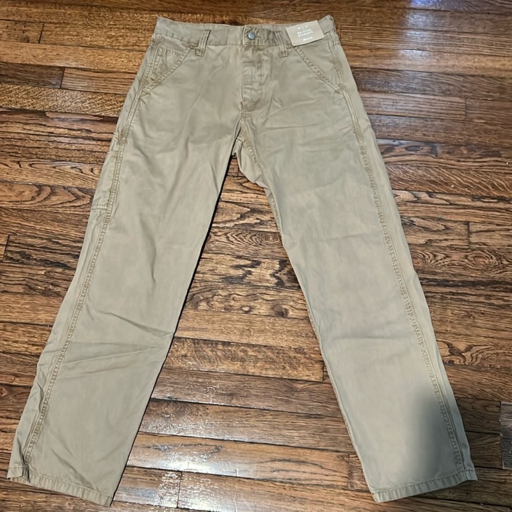 Madewell NWT Relaxed Straight Fit Carpenter Pants 30” x 32”